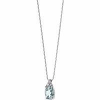 Collana Comete Donna Fantasia Di Acquamarina in Oro bianco Acquamarina GLQ263 - GLQ263